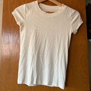 Madewell Supima® Rib Tee White Ivory Size XXS